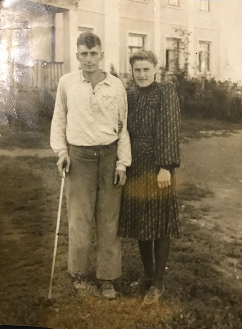 Иван Михайлович с родной сестрой Иван Михайлович с родной сестрой